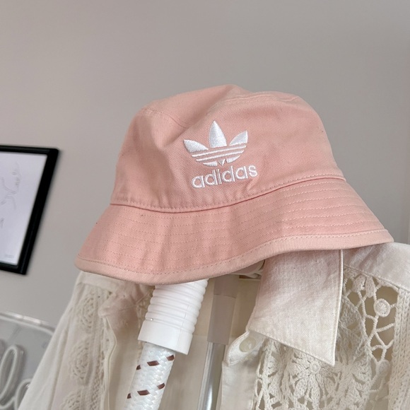 Adidas Pink Bucket Hat EUC - Picture 2 of 3
